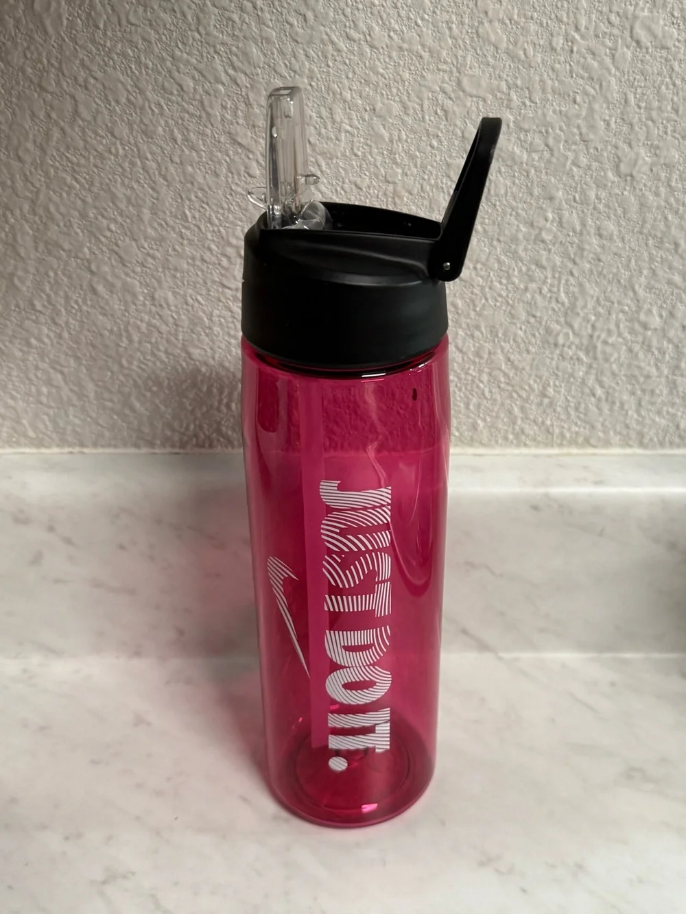 Pink Nike Just Do It Water Bottle 24oz BPA Free Brand New